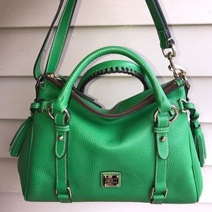 Dooney Small Satchel - Kelly green